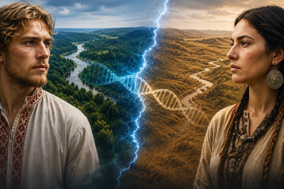 Slavic Genetic Cluster: Language, Not DNA